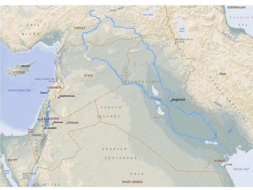 Tigris and Euphrates With uncoordinated upstream development : is this the future also of Cambodia, Egypt, Bangladesh?
