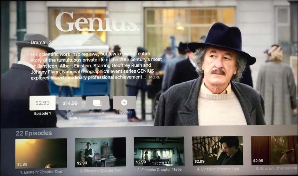 . For example, Apple represents that the completed first season of Genius: Einstein has episodes:.