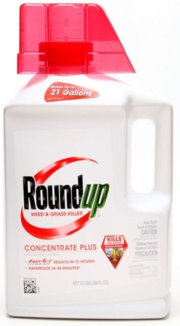size Roundup Concentrate Plus advertises it makes 10 gallons of Roundup, the 36.8 oz. size advertises it makes 12 gallons of Roundup, and the 64 oz.