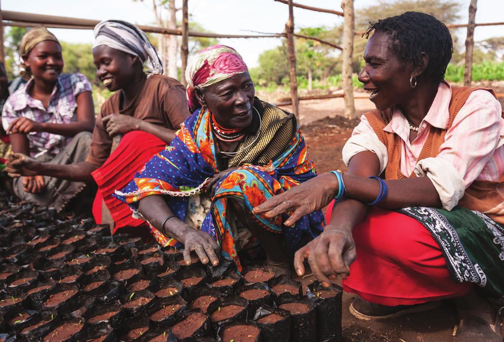 Our focus areas Empowerment: Supporting women from affected communities to adapt to climate change and build resilience by increasing their access to resources and decision-making.