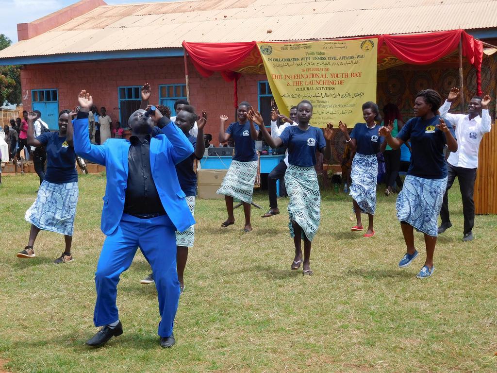 UNMISS Civil Affairs Division SUMMARY ACTION REPORT REPORTING PERIOD 01-31 AUGUST CULTURAL FORUM TO PROMOTE SOCIAL COHESION AMONG YOUTH ACROSS WAU STATE Wau town, Wau State, 18 August Context: The