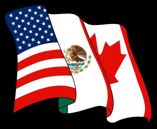 Trade NAFTA North American Free Trade Agreement took effect Jan 1.