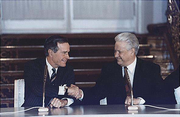 START II USSR = USS WERE Russia successor to USSR START II Russian President Yeltsin and George HW Bush agree to reduce long range