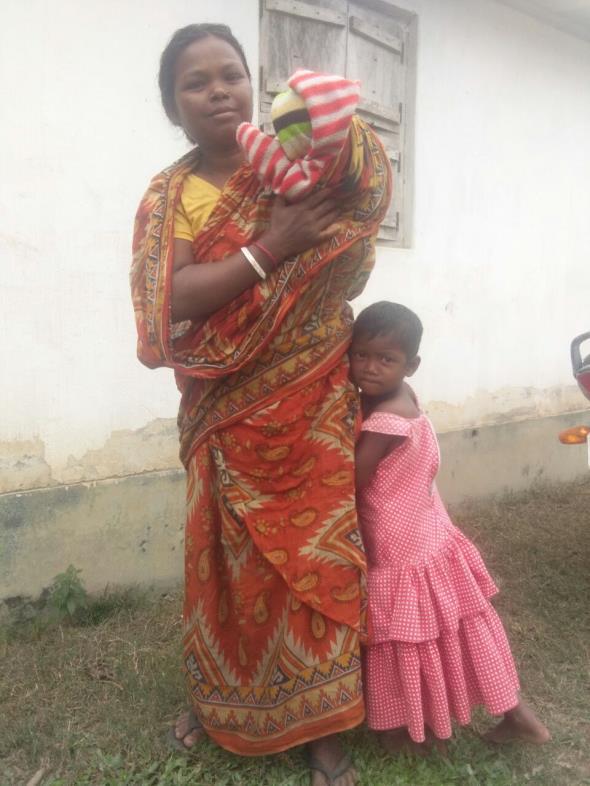 In the month of November 2017,15 th a woman came to a tribal village in the border areas of Bangaladesh and India with her two girl child.