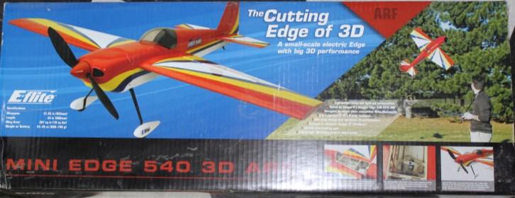 This plane has BLUE trim not red as pictured on the box NIB ARF by