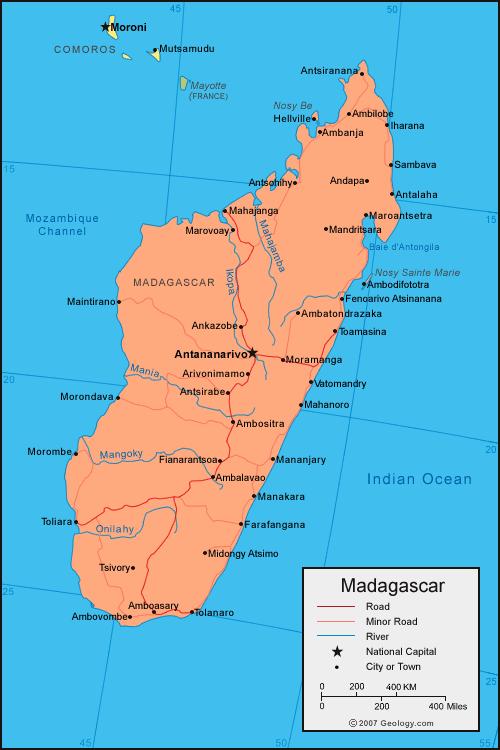 Madagascar (Jean-Pierre Cling, Mireille Razafindrakoto, François Roubaud, Institut de Recherche pour le Développement, DIAL, Paris) 19 million