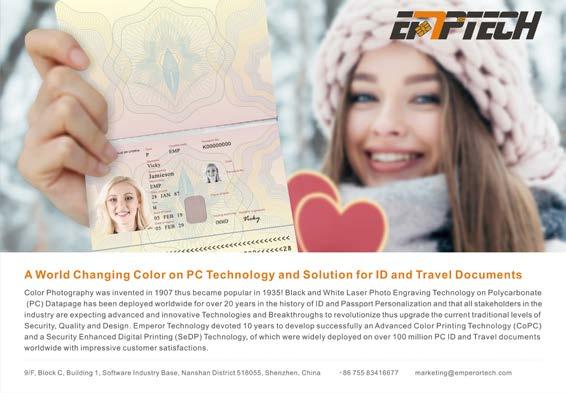 BIOMETRIC SYSTEMS The services can be called by any of our business processes, not just passport application processing software.
