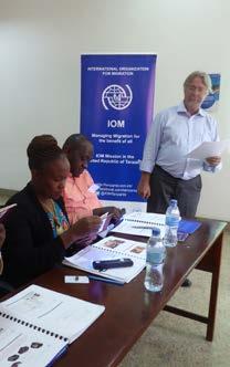 Over and above this being the first joint training with IOM, delivery of this session provided an opportunity to validate the course in English, and it qualified instructors at different levels of