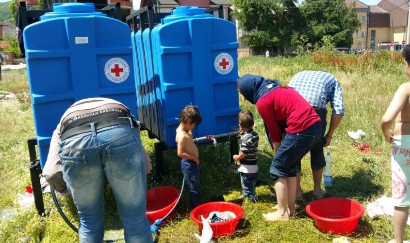 infants & children (based on statistics of the average daily arrivals) Host National Society presence: 44 staff and 148 volunteers from 7 branches of the Red Cross of Serbia along with the staff of
