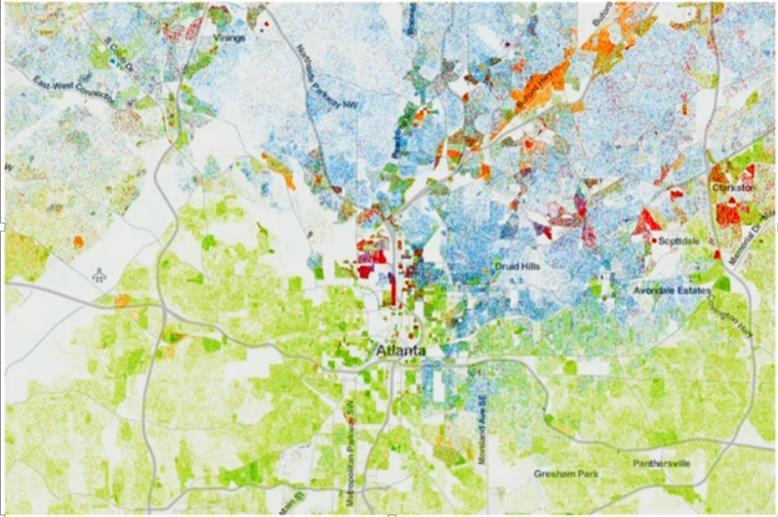 Residential Segregation by Race The racial composition of cities is highly predictive of the ability of residents to break the cycle of poverty.