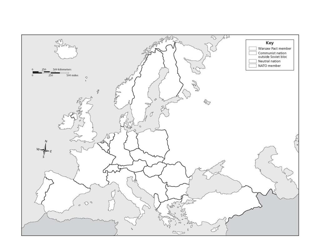 Map Activity: on the map below locate and label the following (use pg. 607) Great Britain Ireland Norway Sweden Denmark France Netherlands Belgium Lux.