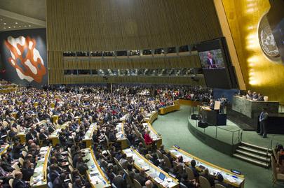 THE GENERAL ASSEMBLY The General Assembly, one of the United Nations main organs, was created with the purpose of creating policies, deliberating, and uniting countries around the world.