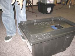 The Ballot Box lock ensures ballots are secured throughout