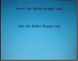 Setting-Up the Polling Place Zero Report and Test Audio Ballot