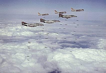 Air Campaign Johnson places extensive restrictions on targets due to concerns over public opinion and Soviet and Chinese response. Massive tonnage of bombs dropped, often on questionable targets.