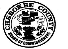 Cherokee County Board of Commissioners Department of Transportation 1130 Bluffs Parkway Canton, Georgia 30114