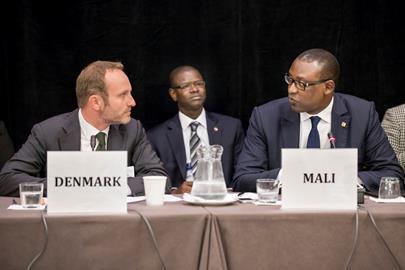 on 23 September 2014, co-hosted by H.E. Martin Lidegaard, Minister for Foreign Affairs of Denmark, and H.E. Abdoulaye Diop, Minister of Foreign Affairs, African Integration and International Cooperation of Mali.