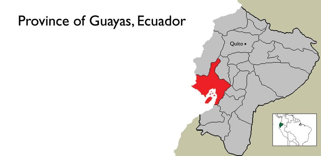 20 Power and Autonomy Within Ecuador, Guayas accounts for: 28% of population; 26% of GDP; 40.5% of tax revenue.