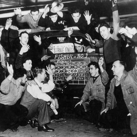 Sitdown, at Flint, MI 1937 Unemployment Insurance, 1938 Fair Labor