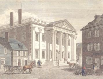 Hamilton asked Congress to establish the first national bank. The bank collected taxes, printed money, and made loans to businesses. Once again, Hamilton's proposal ran into heavy opposition.