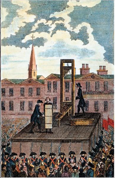 When the French Revolution turned violent and thousands of nobles were beheaded on the guillotine, many Americans withdrew their support for the revolution.