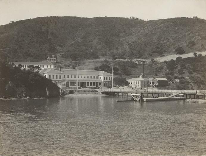 Angel Island immigrant processing station in San Francisco Bay