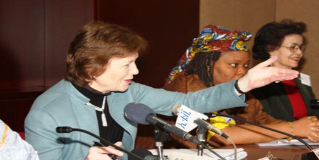 H.E Mary Robinson at the press conference, 6th January 2009 Outcome The media coverage including the press conference at the national, regional and international level brought the plight of the