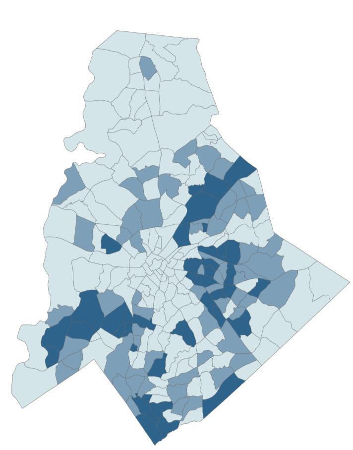 Where do Charlotte s immigrants live?