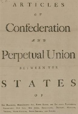 What are the Articles of Confederation This was the name of America s first constitution after the Revolutionary War.