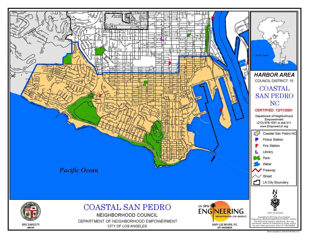 Coastal San Prededro Neighborhood Council 17 Board Seats ATTACHMENT A MAP OF THE COASTAL SAN PEDRO NEIGHBORHOOD COUNCIL ATTACHMENT B GOVERNING BOARD STRUCTURE AND VOTING BOARD POSITION ELECTED OR