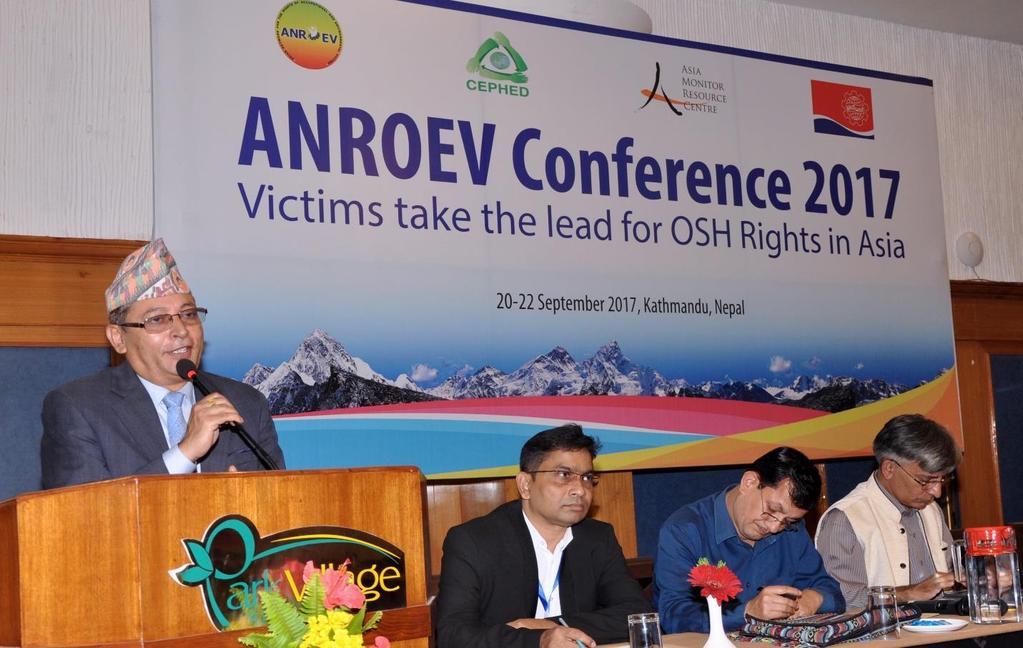 The conference was inaugurated by Mr. Devraj Dhakal, Director General, Department of Labour, Government of Nepal and chaired by Mr Richard Howard, Country Director, ILO Nepal and Mr.