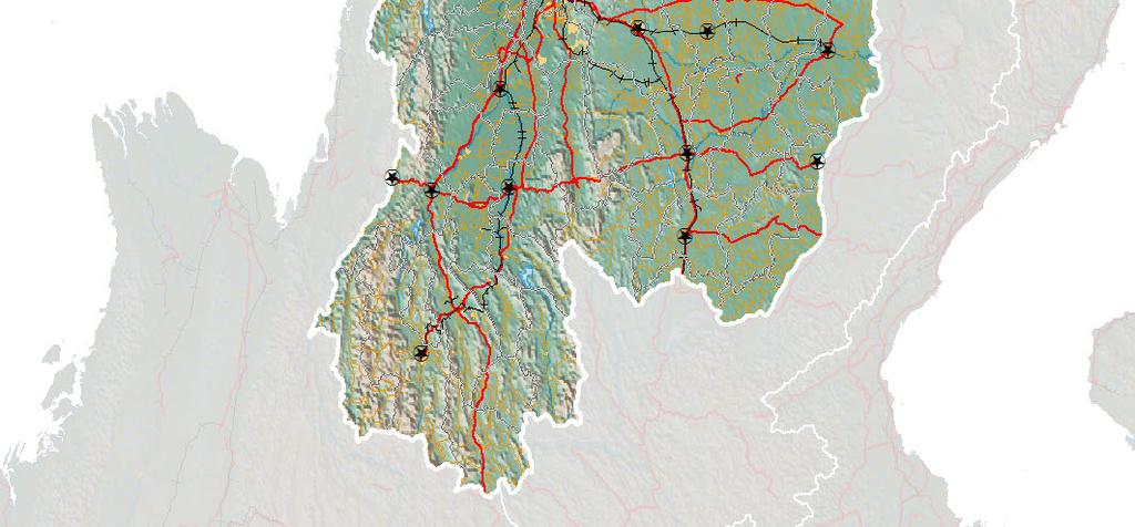 Appendix Infrastructure Map 12: Infrastructure maplecroft o Chiang Tai International MYANMAR LAOS o Chiang Mai Udon Thani S o u t h C h i n a S