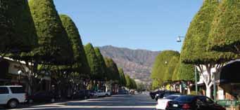 About the City of Glendora OUR TOWN Glendora is nestled at the base of the scenic San Gabriel Mountains, in the eastern portion of Los Angeles County.