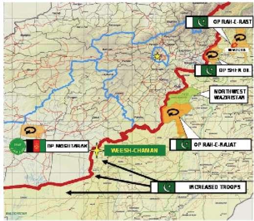 Afghan-Pakistan Military Operations: March 2010 Largest deployment of PAKMIL forces on the western border of Pakistan in the nation s history, with over 130,000 PAKMIL deployed to the FATA and