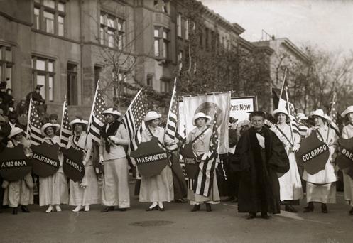 19 th Amendment (1920) Women s Suffrage: The right to vote Women s suffrage movement groups originally tied