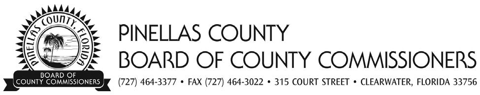 Boards, Councils and Committees Page 13 TO: FROM: DATE: SUBJECT: Pinellas County Commissioners Commissioner (Month Day, Year) Appointments to (Name of board, council or committee) Summary: Due to the