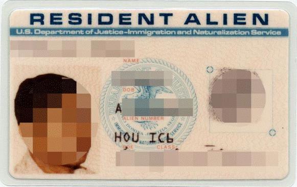 referred to as USCIS #) Tips: Older cards If the A#