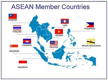 Association of Southeast Asian Nations A geo-political and economic organization of ten countries located in Southeast Asia (8 th August 1967).