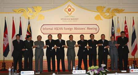 With ASEAN Nations 23 July 1997, Cambodia joined ASEAN together with Laos and Burma, but was deferred due to the country's internal