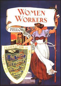 most unions did not include women.