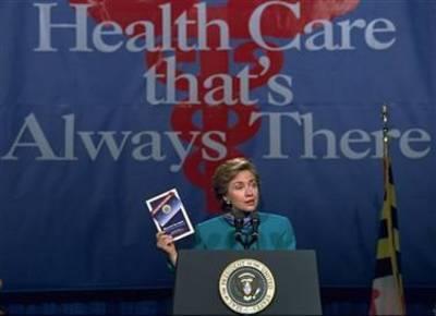 RESULTS HEALTH CARE Primary domestic goal Put wife, Hillary, in charge Plan created without much