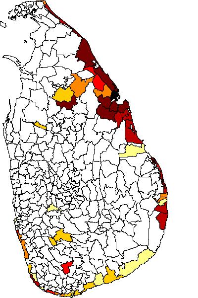 Intensive and extensive risks in Sri Lanka