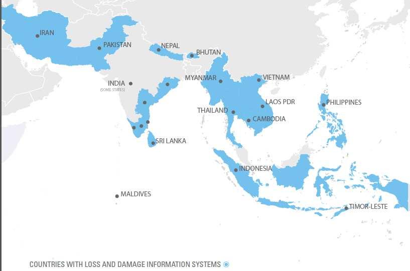 National Disaster Loss and Damage Databases in Asia