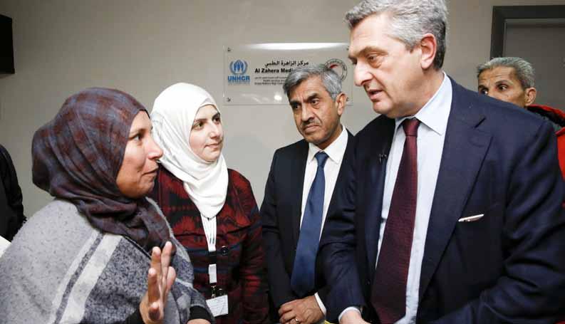 UN High Commissioner for Refugees Visits Syria Syria In Focus January 2016 Highlights UN High Commissioner for Refugees Filippo Grandi Visits Syria UNHCR Crossing lines throughout Syria UNHCR uses