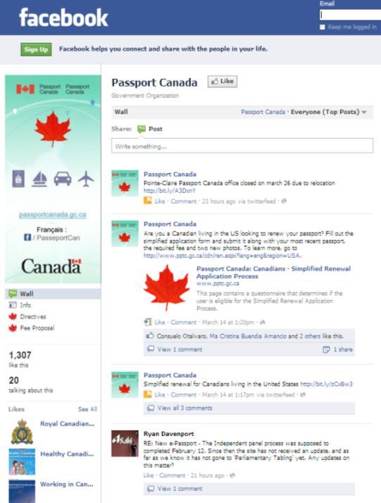 Public awareness campaign to: Promote the advantages of the epassport; Fight misconceptions about privacy. Leading up to launch: Dedicating a section of our website: www.passportcanada.gc.