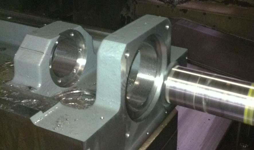 Machine tool table (bearing positions) Ø 51.968 +0.