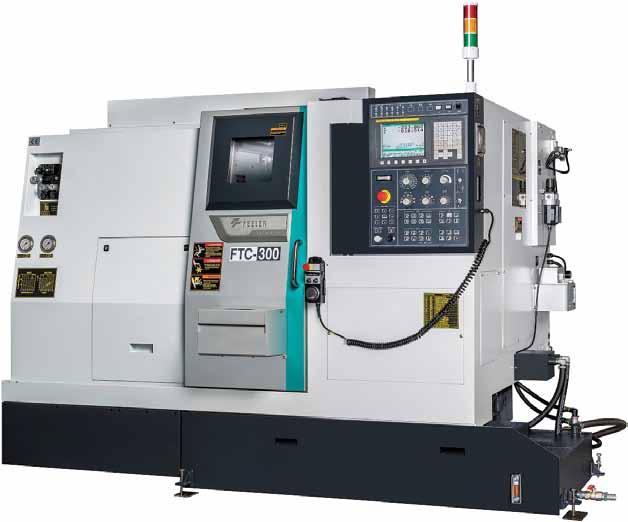 SLANT BED CNC TURNING CENTER DESCRIPTION FTC-300 FTC-350 FTC-350L FTC-350XL FTC-350LY Swing Over Bed mm Ø 550 Ø 600 Ø 600 Ø 600 Ø 600 Max. Turning Diameter mm Ø 300 Ø 350 Ø 350 Ø 350 Ø 350 Max.
