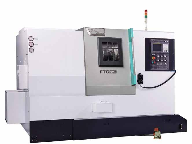SLANT BED CNC TURNING CENTER DESCRIPTION FTC-350SLY FTC-450 FTC-450MC FTC-640 FTC-640L Swing Over Bed mm Ø 650 Ø 670 Ø 670 Ø 750 Ø 750 Max. Turning Diameter mm Ø 350 Ø 450 Ø 260 Ø 640 Ø 640 Max.
