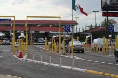 Figure 1. Lincoln-Juarez Outbound Inspections 1. Policy Option A Status Quo The city of Laredo owns the Lincoln-Juarez Bridge on which the POE is located for southbound traffic.