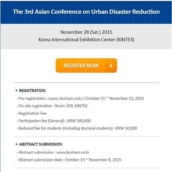 16:10~16:50 Panel Discussion (TBD) Prof. Itsuki Nakabayashi, ISSS, Japan National Disaster Management Institute, Korea Prof. Pierre Julien, Professor of Colorado State University Ms.